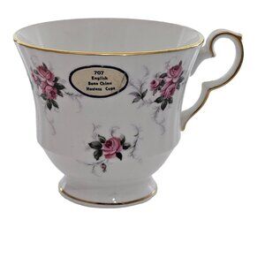 Princess House Hammersley Tea Cup Windsor Rose China 3" footed flowers gold